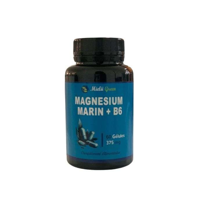 mielii-green-magnesium-marin-b6-60-gelules-375-mg.jpg MIELII GREEN MAGNESIUM MARIN + B6 60 GELULES 375 MG – Image 1