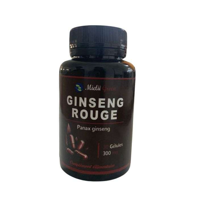 mieliigreen-mielii-green-ginseng-rouge-30-gelules-300-mg-vitamines-et-formes.jpg MIELII GREEN GINSENG ROUGE 30 GELULES 300 MG – Image 1