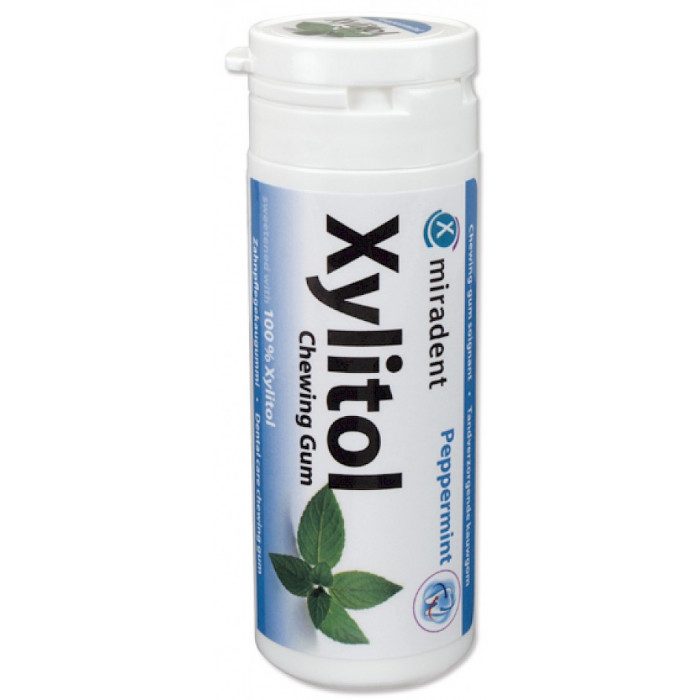 miradent-miradent-xylitol-chewing-gum-menthe-poivree-30-pieces-complements-alimentaires.jpg MIRADENT XYLITOL CHEWING GUM MENTHE POIVREE 30 PIECES – Image 1