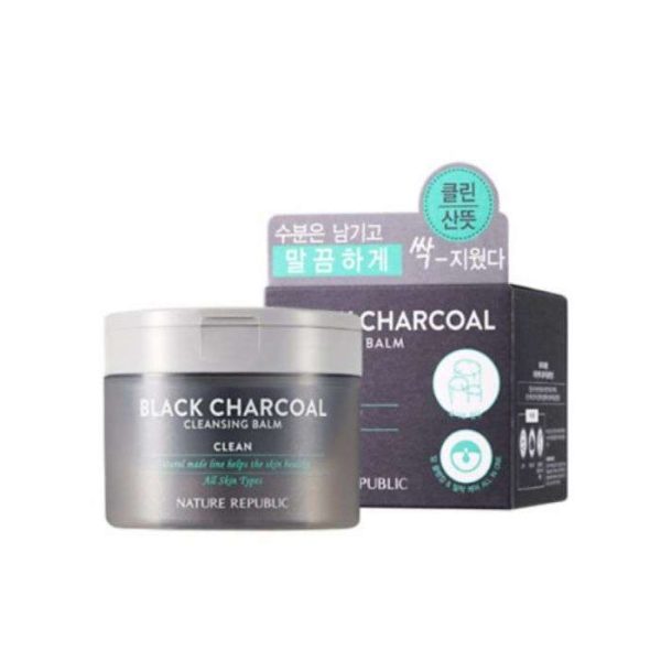 NATURE REPUBLIC Natural Made Black Charcoal Cleansing Balm - 110ML