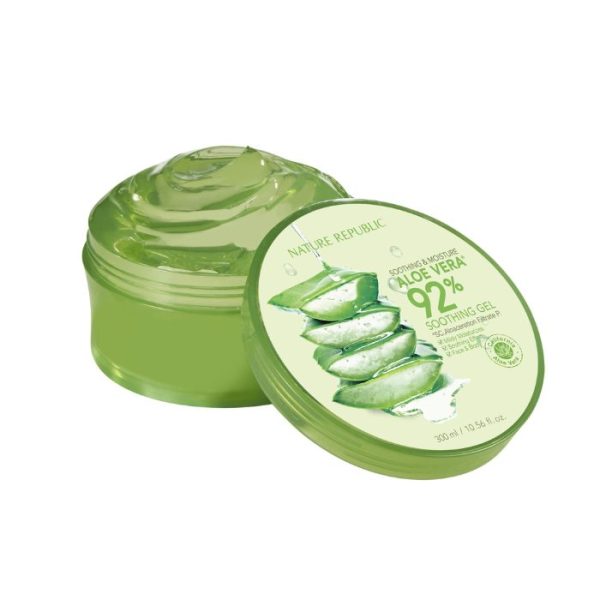 NATURE REPUBLIC SHOOTHING AND MOITURE ALOE VERA 92 SOOTHING GEL 300 ML