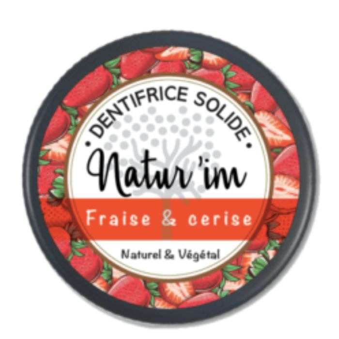 naturim-naturim-enfant-saveur-fraise-dentifrice-solide-dentifrices-enfants.jpg Natur'im enfant saveur fraise dentifrice solide – Image 1