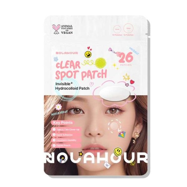 NOLAHOUR CLEAR SPOT PATCH INVISIBLE + HYDROCOLLOID PATCH 26 PATCHES