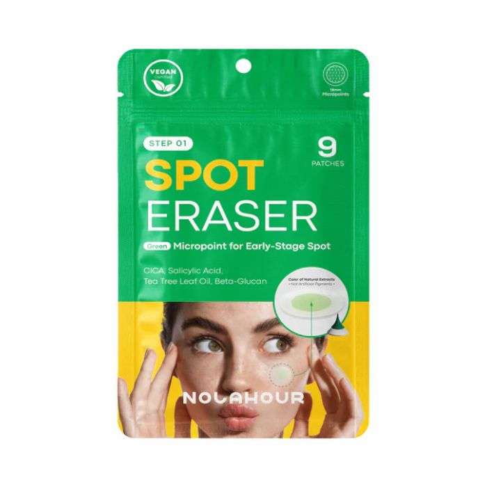 nolahour-nolahour-spot-eraser-step-01-green-9-patches-produits-coreens.jpg NOLAHOUR SPOT ERASER STEP 01 GREEN 9 PATCHES – Image 1