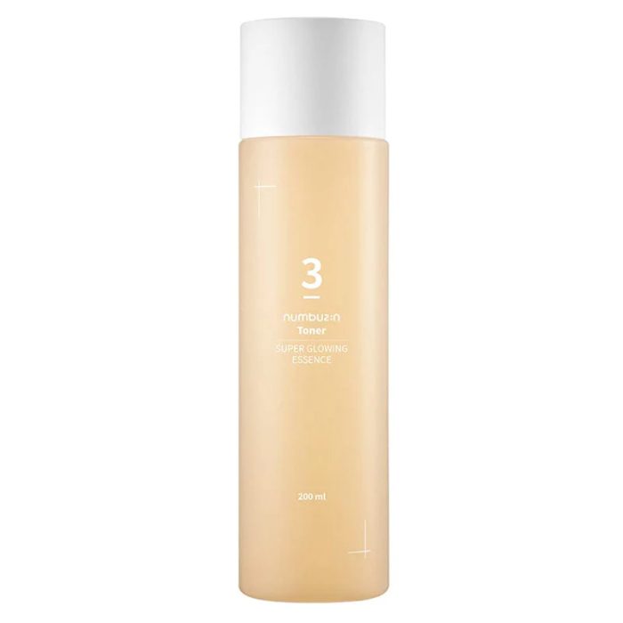 numbuzin-numbuzin-3-super-glowing-essence-toner-200-ml-soins-eclaircissants-et-anti-pigments.jpg NUMBUZIN 3 SUPER GLOWING ESSENCE TONER 200 ML – Image 1