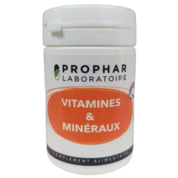 prophar-prophar-vitamines-et-mineraux-50-gelules-vitamine-et-forme.jpg PROPHAR VITAMINES ET MINERAUX 50 GELULES – Image 1