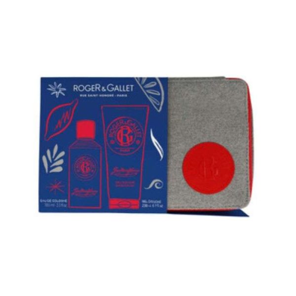 ROGER ET GALLET TROUSSE JEAN MARIE FARINA EAU DE COLOGNE 100 ML + GEL DOUCHE 200 ML
