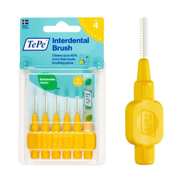 tepe-tepe-pack-de-6-brossette-interdentaire-taille-4-brossettes-interdentaires-et-fils-dentaires.jpg TEPE PACK DE 6 BROSSETTE INTERDENTAIRE TAILLE 4 – Image 1