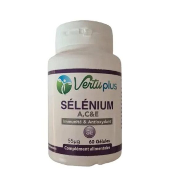 VERTUPLUS SELENIUM IMMUNITE ANTIOXYDANT 60 GELULES