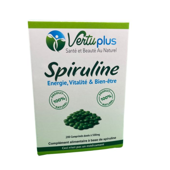 vertuplus-vertuplus-spiruline-500-mg-200-comprimes-complements-cheveux-et-ongles.jpg VERTUPLUS SPIRULINE 500 MG 200 COMPRIMES – Image 1