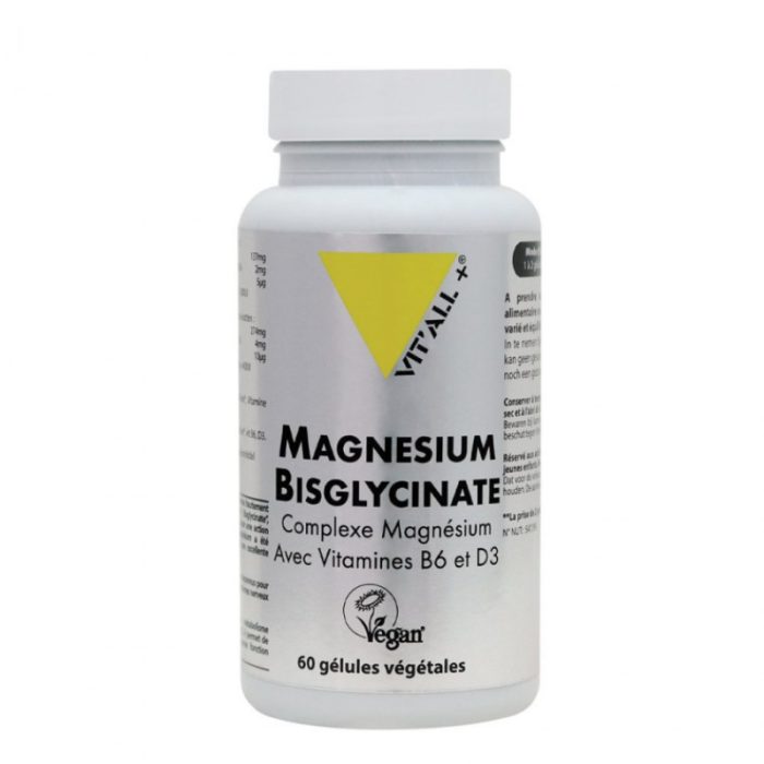 vitall-vitall-magnesium-bisglycinate-vitamine-b6-et-d3-complement-alimentaire-60-gelules-bien-etre-et-equilibre-emotionnel.jpg VITALL+ MAGNESIUM BISGLYCINATE VITAMINE B6 ET D3 COMPLEMENT ALIMENTAIRE 60 GELULES – Image 1